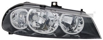 TYC Hauptscheinwerfer rechts ohne Elektromotor f&uuml;r ALFA ROMEO 20-0743-05-2