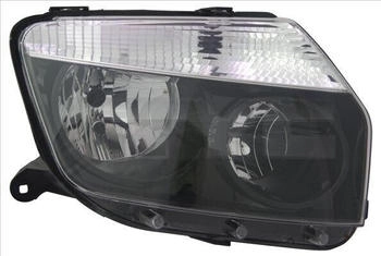 TYC Hauptscheinwerfer rechts ohne Steuerger&auml;t schwarz f&uuml;r DACIA 20-12477-15-2