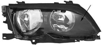 Van Wezel 0649964 Halogen Scheinwerfer rechts f&uuml;r BMW 3 Touring