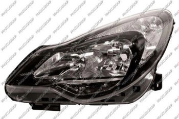 Prasco Hauptscheinwerfer links schwarz für OPEL OP0354914
