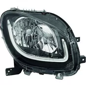 Diederichs Hauptscheinwerfer Halogen rechts, Fortwo Coupé (453) (1607082)