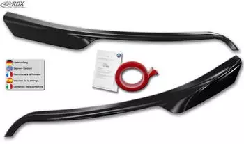 RDX Scheinwerferblenden "Böser Blick" Ford Transit Halogen, schwarz glänzend (RDSB220H-GZD)
