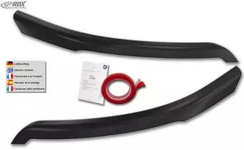 RDX Scheinwerferblenden "Böser Blick" Ford Transit, Xenon/schwarze Halogen, schwarz (RDSB220X)