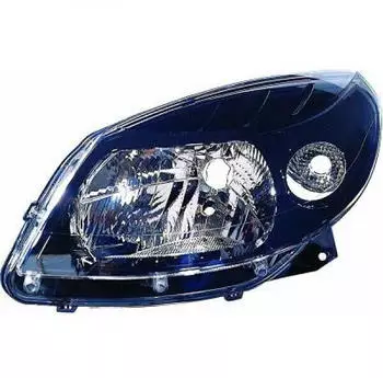 Diederichs Hauptscheinwerfer links, Halogen, schwarz für Dacia Sandero 2008-2012 (4455083)
