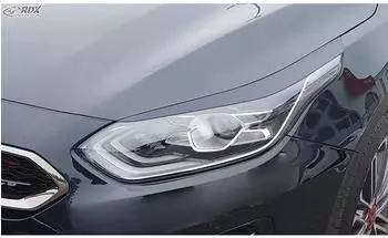 RDX Scheinwerferblenden für Kia Ceed & ProCeed (CD) 2018-, ABS, unlackiert (RDSB174)
