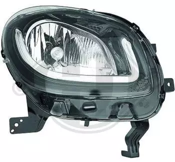 Diederichs Hauptscheinwerfer Halogen links, SMART FORFOUR Schrägheck (453) (1607485)
