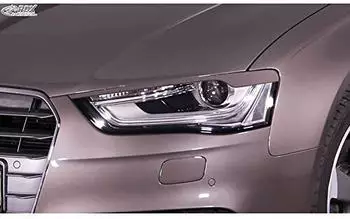 RDX Scheinwerferblenden Böser Blick für Audi A4 (B8) Facelift 2011-2015, ABS (RDSB150)