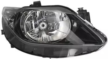 TYC Hauptscheinwerfer rechts, Seat Ibiza IV 6J (2008-2012), H4, schwarz (20-11969-15-2)