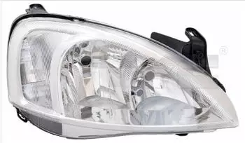 TYC Hauptscheinwerfer rechts, Halogen, Opel Corsa C (X01) (20-6065-35-2)