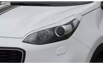 RDX Scheinwerferblenden für Kia Sportage 2015-2022, ABS, unlackiert (RDSB172)