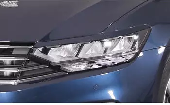 RDX Scheinwerferblenden VW Passat 3G B8 (2014-2019), ABS, unlackiert (RDSB180)