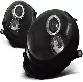 Tuning-Tec Angel Eyes Scheinwerfer Mini One Cooper 06-14, schwarz, LED