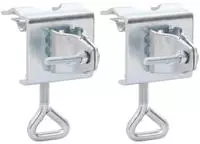 vidaXL Sonnenschirmhalter f&uuml;r Balkon 2 Stk. 32 mm Verzinkter Stahl