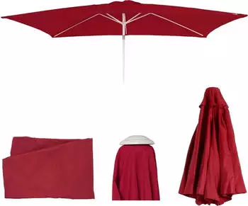 MCW Ersatz-Bezug f&uuml;r Sonnenschirm Castellammare, 2x3m rechteckig bordeaux (800000499460)
