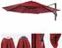 MCW Sonnenschirmbezug -A96, 8 Streben rund Ø3,5m 220g/m² Polyester -A96 bordeaux (89600)
