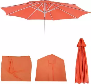 MCW Ersatz-Bezug f&uuml;r Sonnenschirm Asti &Oslash; 3m Textil terracotta (89119)