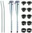 Relaxdays Bodenhülse wetterfest 2 Stück (4052025476182)