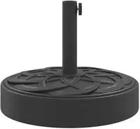 vidaXL Sonnenschirmst&auml;nder f&uuml;r &Oslash;38/48 mm Mast 25 kg Rund