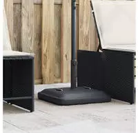 vidaXL Sonnenschirmst&auml;nder mit Griffen f&uuml;r &Oslash;38/48 mm Mast 27 kg
