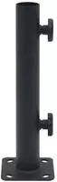 vidaXL Sonnenschirmst&auml;nder f&uuml;r &Oslash;32/34/38 mm Mast Mattschwarz Stahl