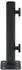 vidaXL Sonnenschirmständer für Ø32/34/38 mm Mast Mattschwarz Stahl (4003371)