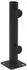 vidaXL Sonnenschirmständer für Ø32/34/38 mm Mast Mattschwarz Stahl (4003371)
