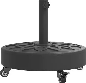 vidaXL Sonnenschirmst&auml;nder mit Rollen f&uuml;r &Oslash;38/48 mm Mast 27 kg Rund (4007976)