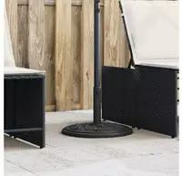 vidaXL Sonnenschirmst&auml;nder f&uuml;r &Oslash;38/48 mm Mast 12 kg Rund