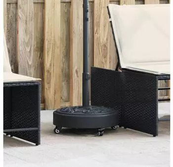 vidaXL Sonnenschirmst&auml;nder mit Rollen f&uuml;r &Oslash;38/48 mm Mast 27 kg Rund (4007973)