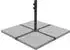 vidaXL Schirm-Gewichtsplatten 4 Stk. Quadratisch Grau Granit 100 kg (276268)