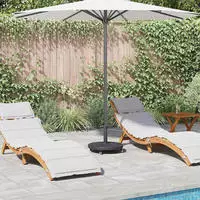 vidaXL Sonnenschirmst&auml;nder Art Deco Schwarz &Oslash; 45 x 39,5 cm Eisen