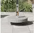 vidaXL Sonnenschirmständer mit Rollen Granit und Edelstahl 29,8kg Grau (42006583)