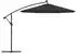 vidaXL Ampelschirm Ersatzbezug 300cm 8 Arme Schwarz (313807)