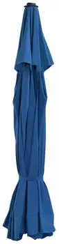 vidaXL Ersatzstoff f&uuml;r Sonnenschirm Azurblau 515cm (312545)