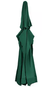 vidaXL Sonnenschirm Ersatzbezug Gr&uuml;n 610cm (312547)