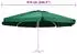 vidaXL Sonnenschirm Ersatzbezug Grün 610cm (312547)