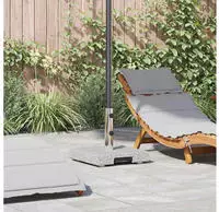 vidaXL Sonnenschirmst&auml;nder Grau 41 x 41 x 37 cm Granit