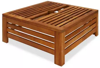 Deuba Schirmst&auml;nder Abdeckung Akazienholz 62x62x26cm (103754)