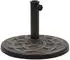 vidaXL Round Parasol Base 11kg Bronze