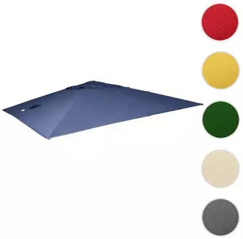 MCW Ersatz-Bezug f&uuml;r Ampelschirm -A96, Bezug, 3x3m Polyester, blau (800000499936)