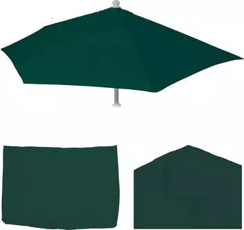 MCW Ersatzschirmbespannung Lorca-B UV-Schutz 50+, gr&uuml;n (89180)