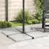 vidaXL Sonnenschirm-Gewichtsplatte Granit 25 kg Quadratisch Grau (45070)
