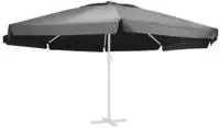 vidaXL Ersatzbezug f&uuml;r Sonnenschirm Anthrazit 610 cm