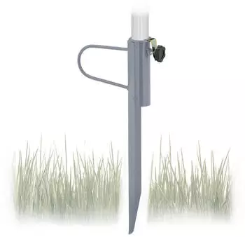 Relaxdays Steel parasol spike Grey