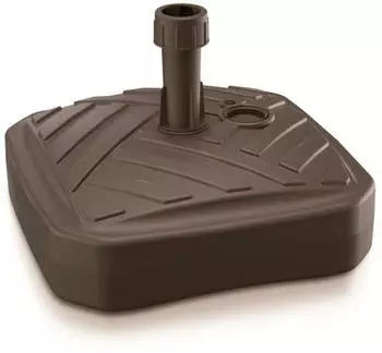 Prosperplast Square polyethylene parasol base 39 x 39 cm Chocolate