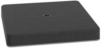 Outsunny Gewichte für Sonnenschirmständer Kunststoff Polyester Schwarz 89L x 89B x 10,5H cm