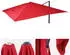 MCW Ersatz-Bezug für Luxus-Ampelschirm A96 3x4m Polyester 3,5kg rot (63874)