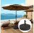 Outsunny Sonnenschirmständer bis 30 kg befüllbar Rund schwarz (84D-401V00BK)