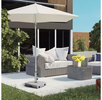 Outsunny Sonnenschirmst&auml;nder 28 kg mit Rollen Granit grau (800000964931)