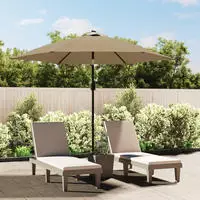 vidaXL Ersatzbezug f&uuml;r Sonnenschirm Taupe 300 cm